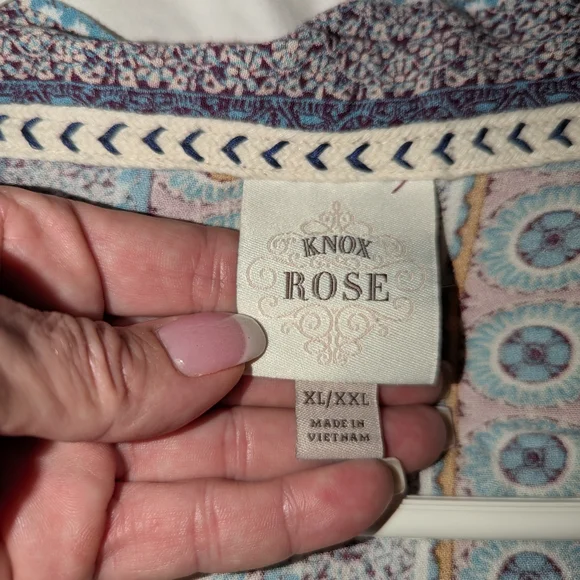 Colorful Bohemian Kimono Top - Picture 2 of 10